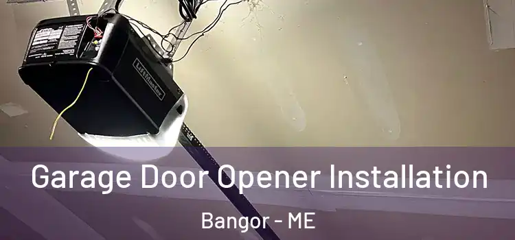  Garage Door Opener Installation Bangor - ME