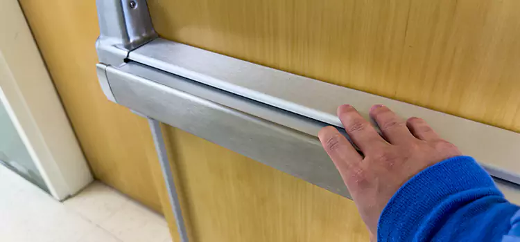 Installing a Push Bar on a Door Bangor